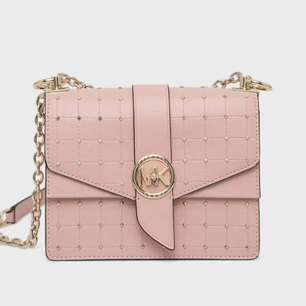 Michael Kors Women Smokey Rose Greenwich Crossbody Bag - Picture 2 of 12